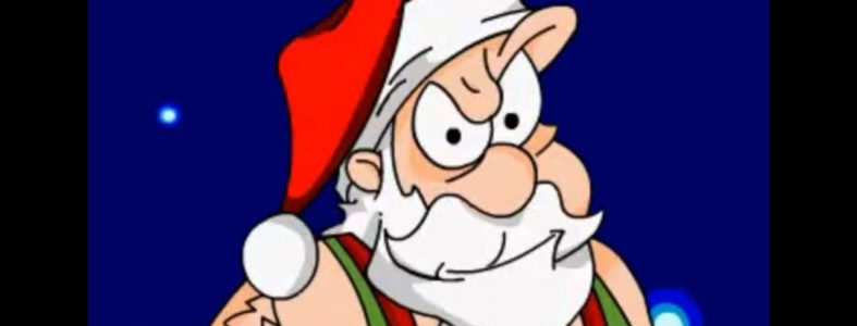 Scowling Santa from Weird Al's The Night Santa Went Crazy