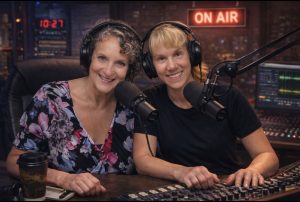 Terri Speid and Angella Luyk side by side radio show